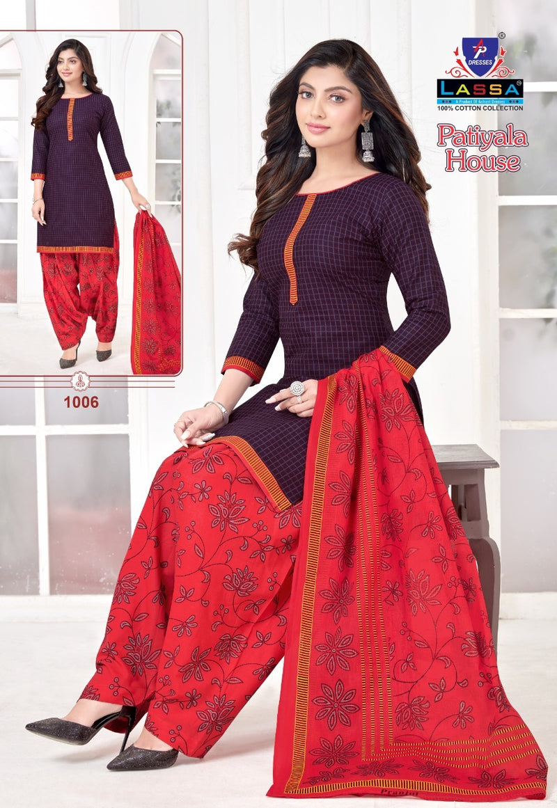 Arihant Cotton Lassa Patiyala House Pure Cotton Patiyala Style Festive Wear Salwar Kameez
