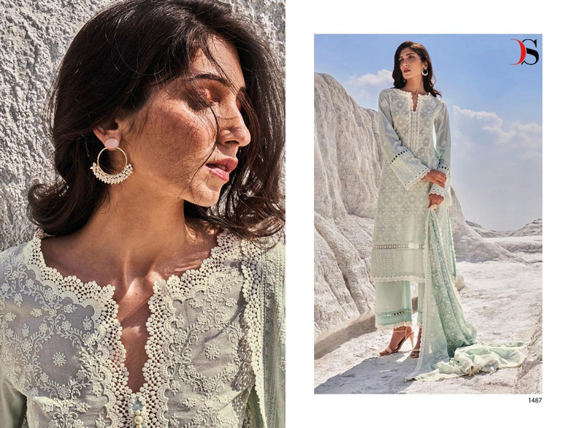 Deepsy Suits Lawankari Vol 22 Cotton Embroidered Pakistani Style Party Wear Salwar Suits