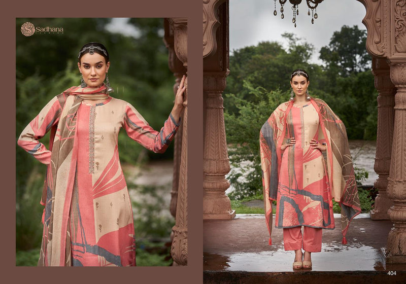 Sadhna Fashion Lehja Pashmina With fancy Work Stylish Designer Casual Wear Salwar Kameez