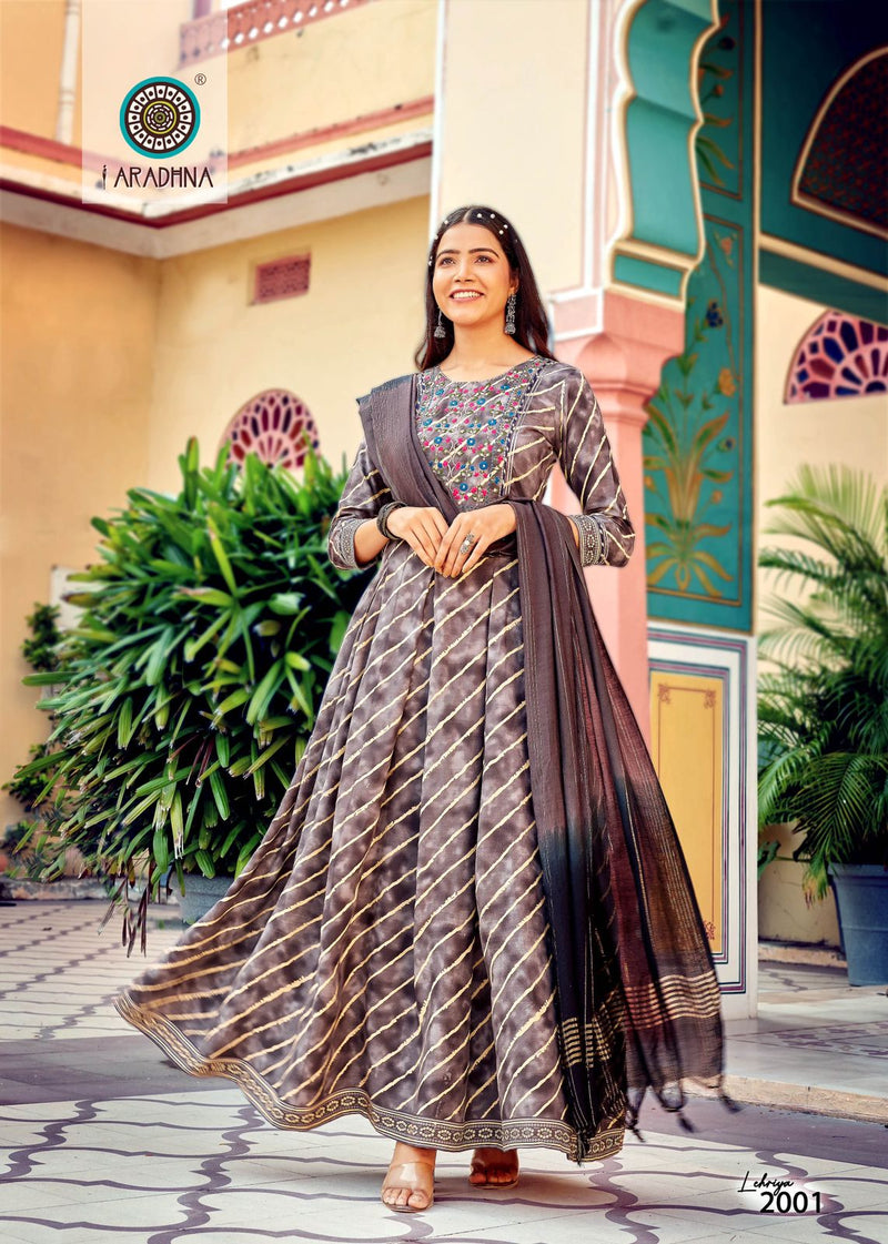 Aradhna Fashion Lehriya Vol 2 Rayon With Fancy Work Stylish Designer Festive Wear Long Kurti