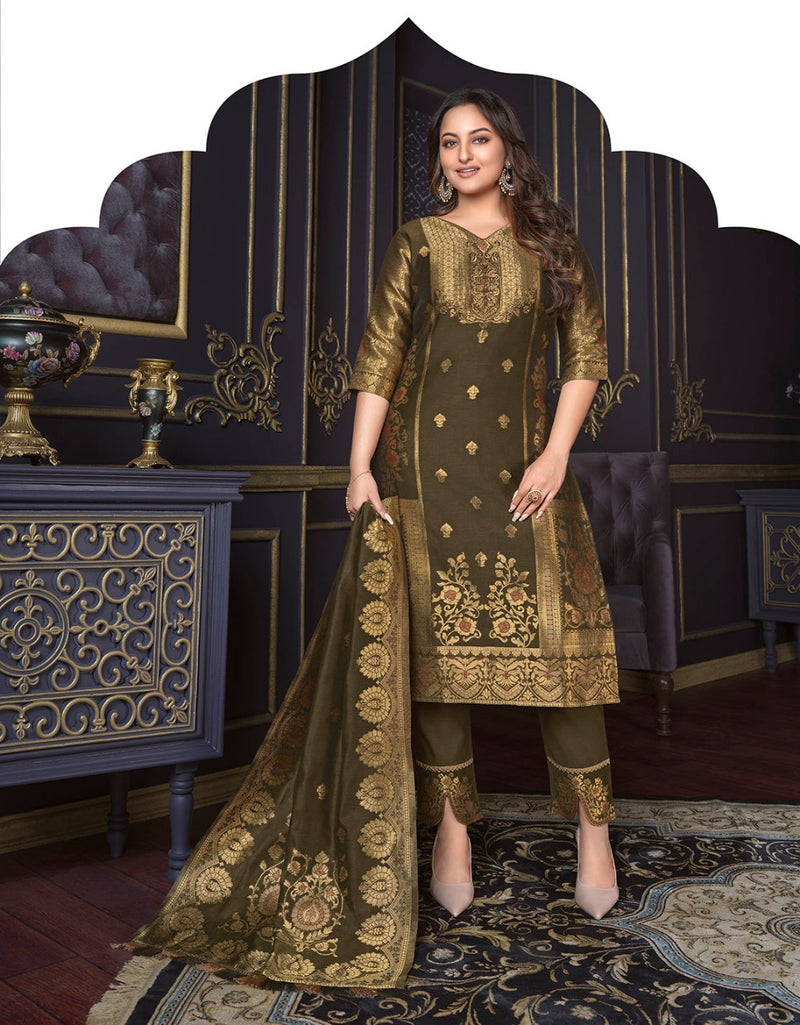 Lily & Lali Silk Kari Vol 2 Jacquard With Embroidery Work Stylish Designer Festive Wear Kurti