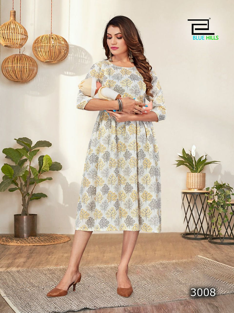 Blue Hills Little Things Vol 3 Fancy Printed Work Stylish Designer Casual Wear Fancy Kurti