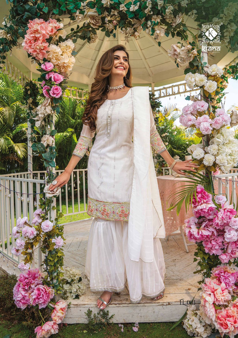 Kiana Dno 01 To 06 Georgette With Heavy Embroidery Work Stylish Designer Party Wear Kurti