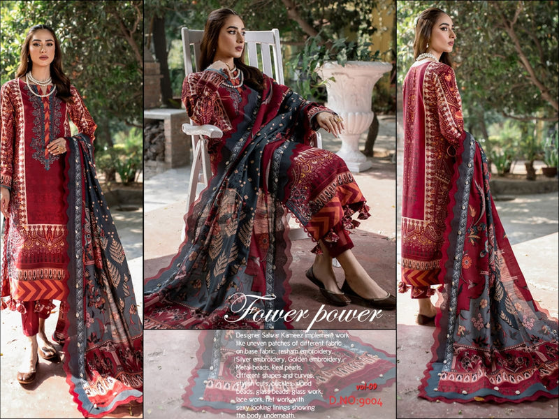 Agha Noor Luxury Law Collection Vol 9 Lawn Cotton Printed Designer Salwar Kameez