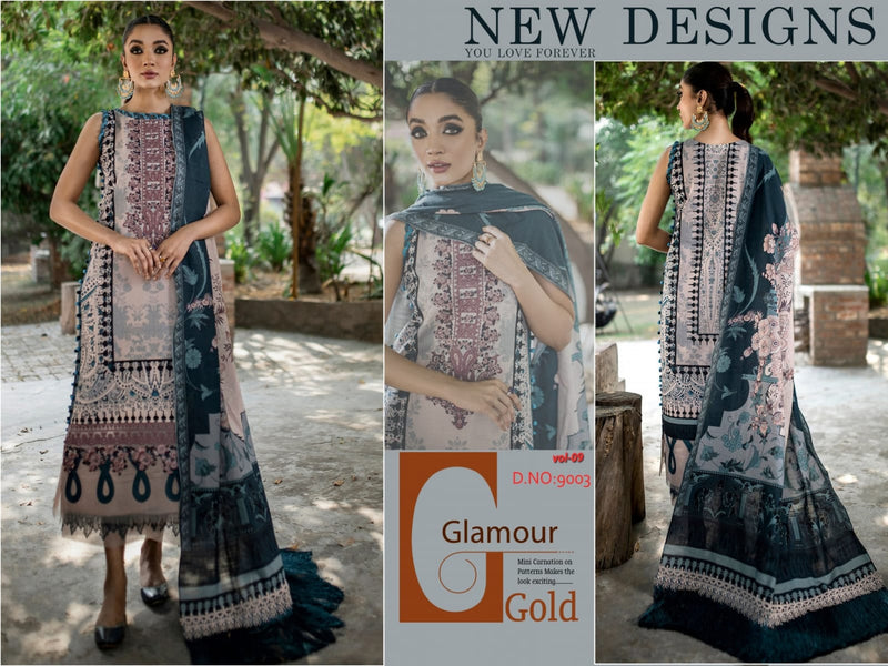 Agha Noor Luxury Law Collection Vol 9 Lawn Cotton Printed Designer Salwar Kameez