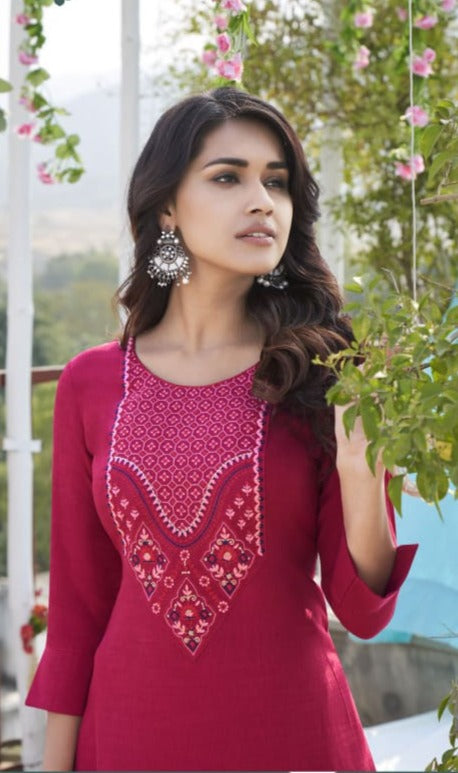 Kalaroop Kajree Fashion Lychee Vol 3 Rayon Fancy Casual Office Wear Kurtis