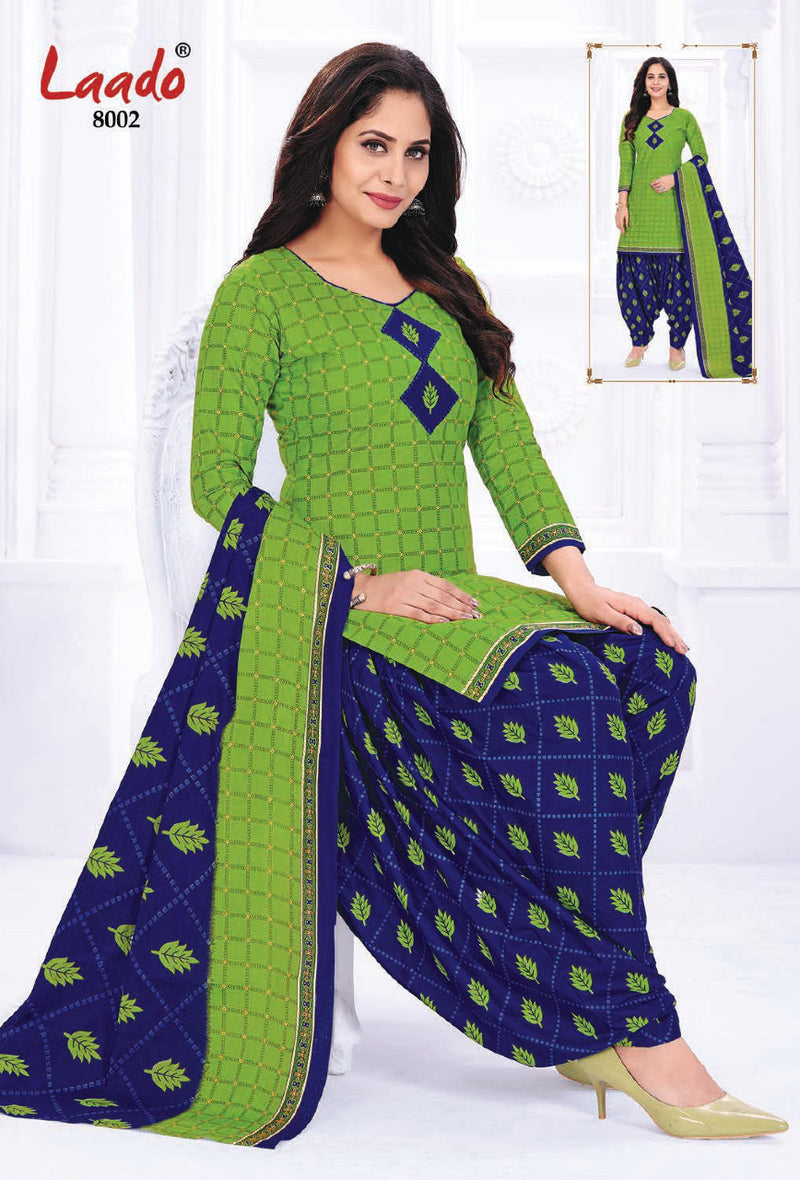 Laado Presents Priti Patiyala Vol 8 Pure Cotton Casual Wear Salwar Suit