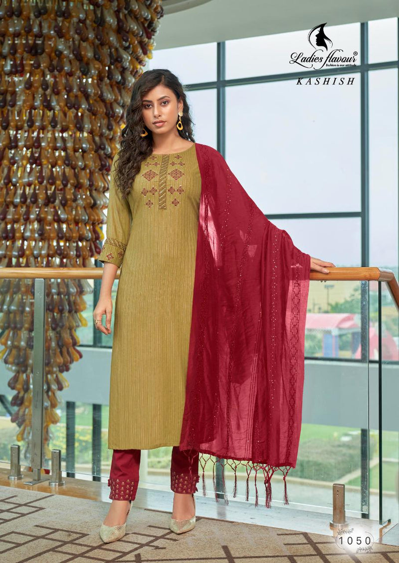 Ladies Flavour Kashish Pure Rayon Weaving Embroidery Work Kurti
