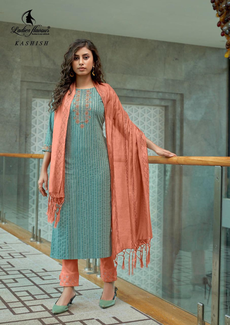 Ladies Flavour Kashish Pure Rayon Weaving Embroidery Work Kurti