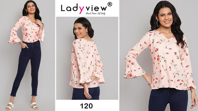 Ladywear Topsy Vol 4 American Crepe Fancy Kurti