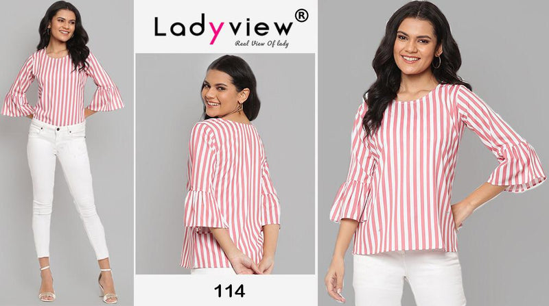Ladywear Topsy Vol 4 American Crepe Fancy Kurti