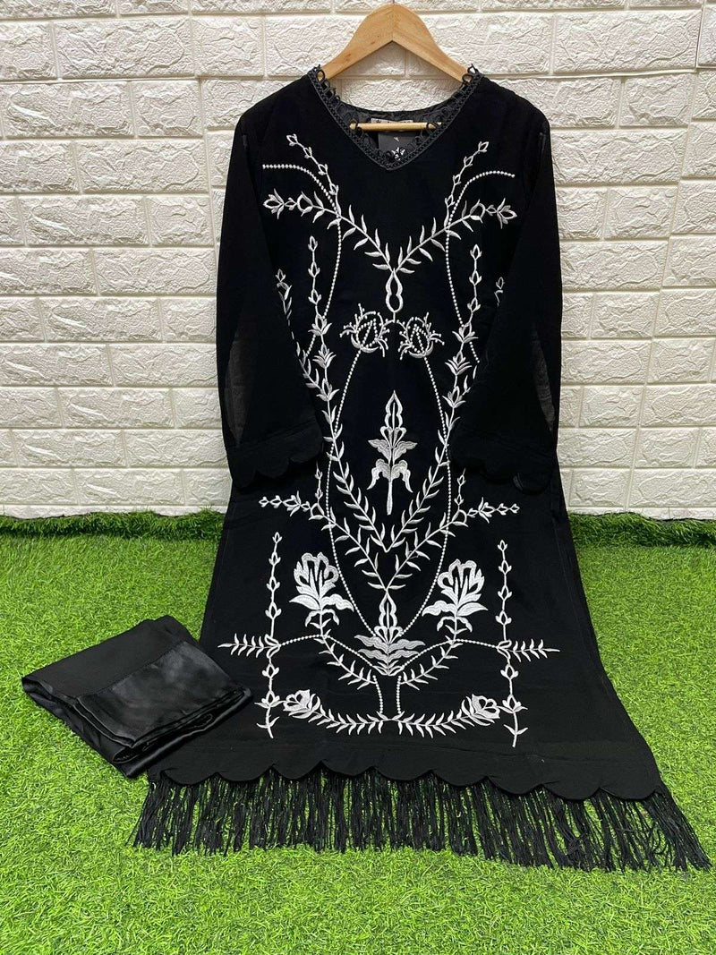 Laiba Vol 107 Pure Geogette Stylish Designer Wear Pret Kurti
