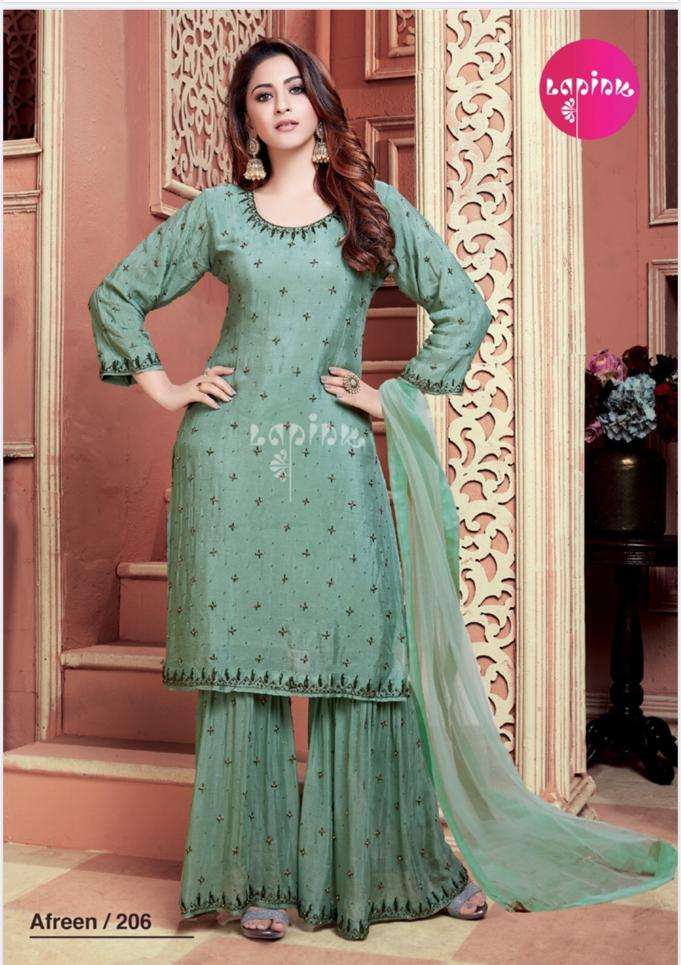 Lapink Present afreen Vol 2 Georgette Maslin Fency Designer kurti