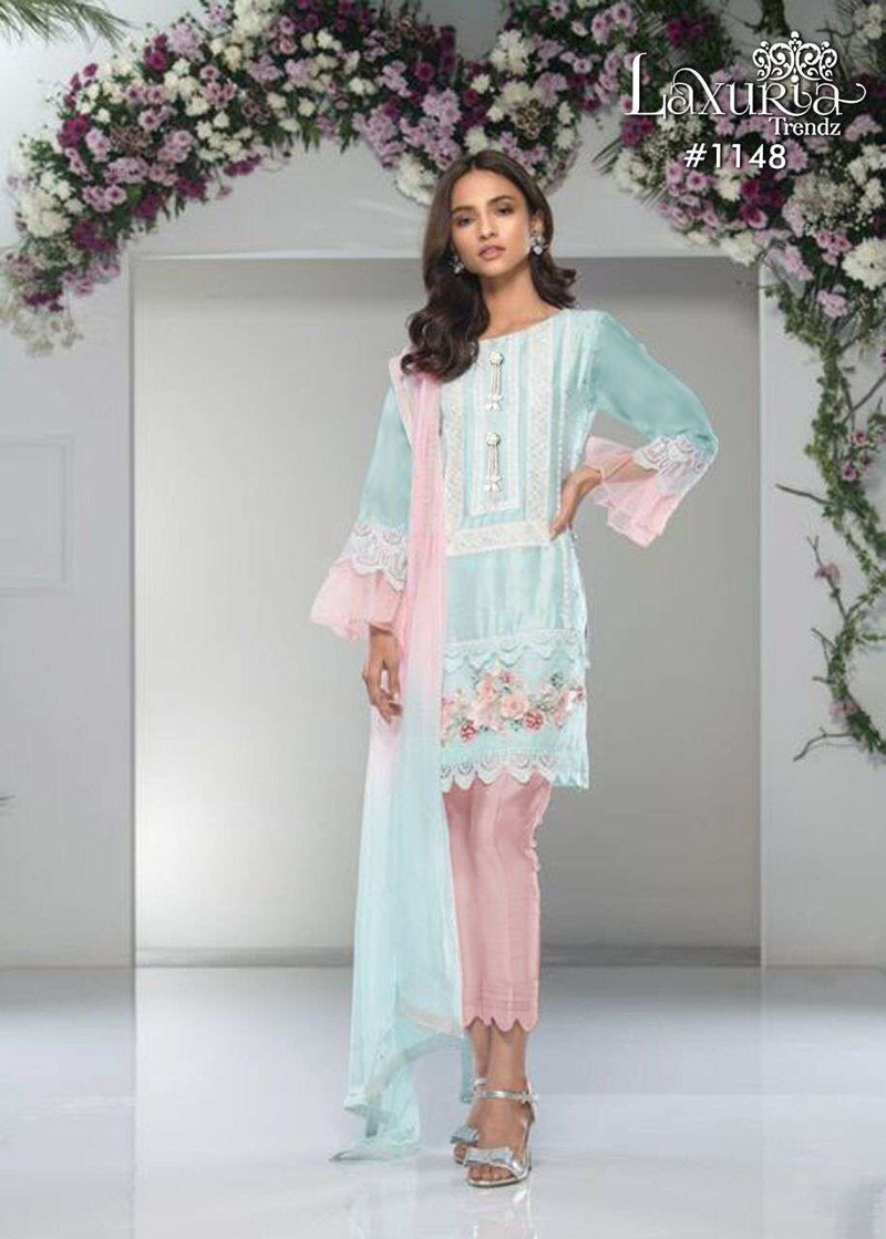 Laxuria 1148 Faux Georgette Readymade Pakistani Kurti Wear