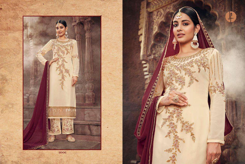 Leo Fashion Launch By Aarkha Vol 6 Georgette With Fancy Embroidery Work Exclusive Casual Wear Salwar Suits