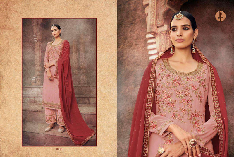 Leo Fashion Launch By Aarkha Vol 6 Georgette With Fancy Embroidery Work Exclusive Casual Wear Salwar Suits