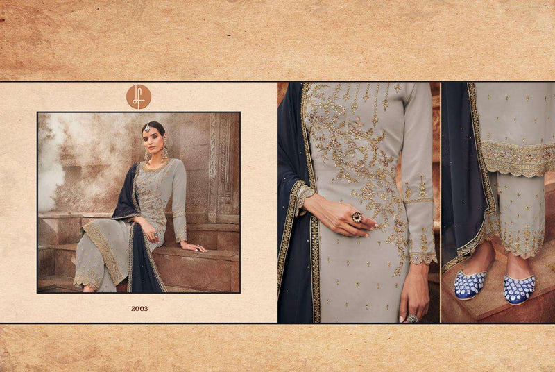 Leo Fashion Launch By Aarkha Vol 6 Georgette With Fancy Embroidery Work Exclusive Casual Wear Salwar Suits