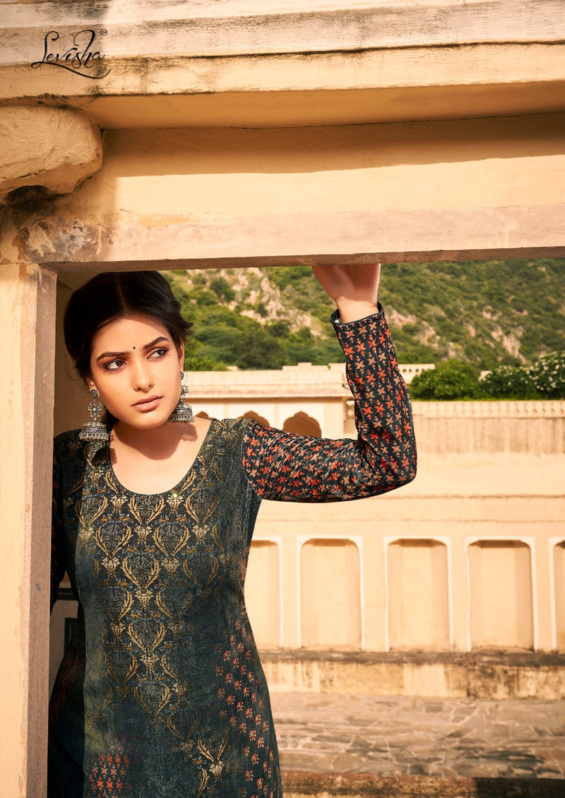 Levisha Surbhi Velvet With Digital Print Salwar Suit
