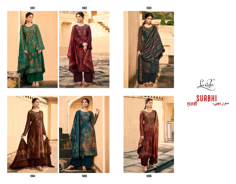 Levisha Surbhi Velvet With Digital Print Salwar Suit