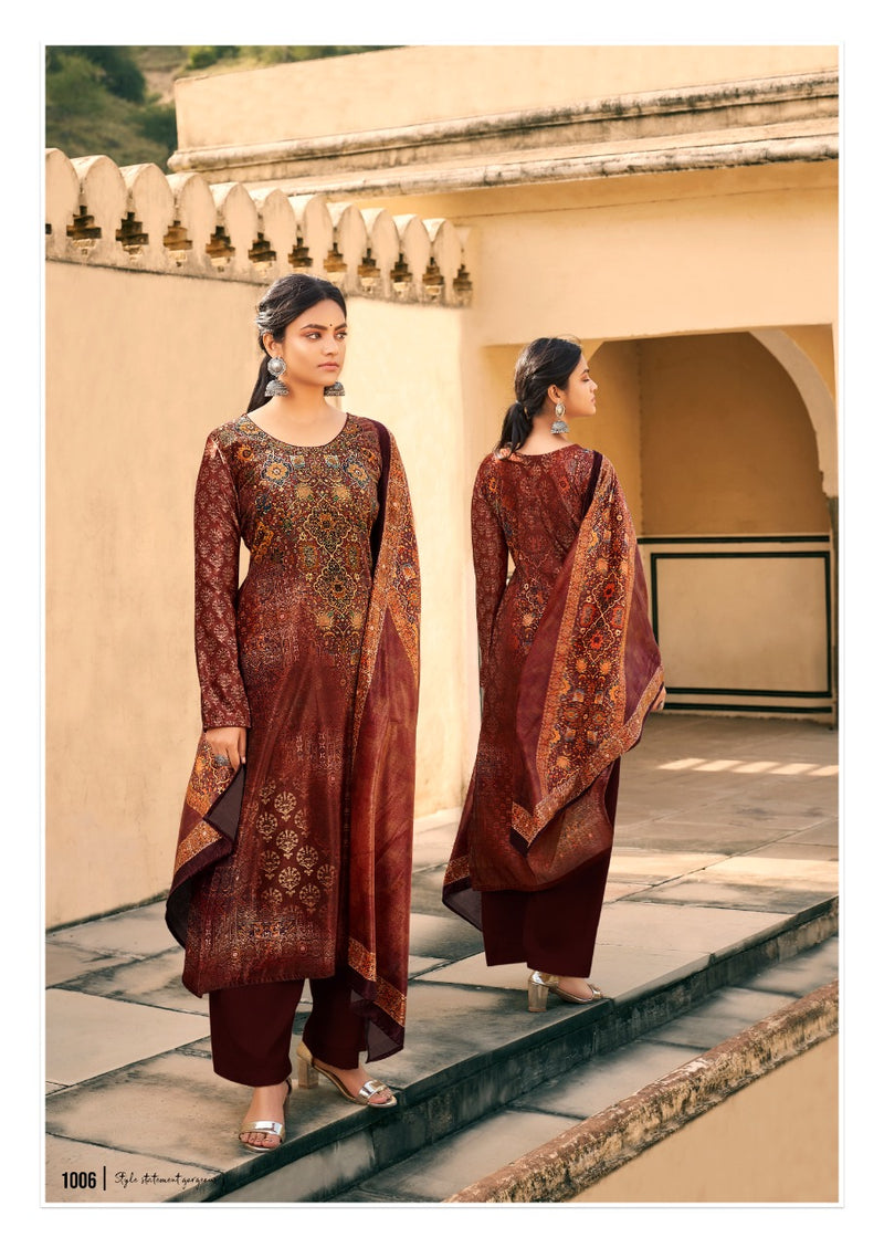 Levisha Surbhi Velvet With Digital Print Salwar Suit