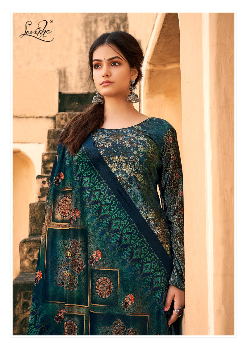 Levisha Surbhi Velvet With Digital Print Salwar Suit