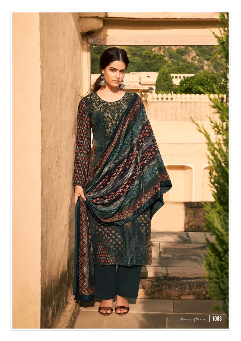 Levisha Surbhi Velvet With Digital Print Salwar Suit