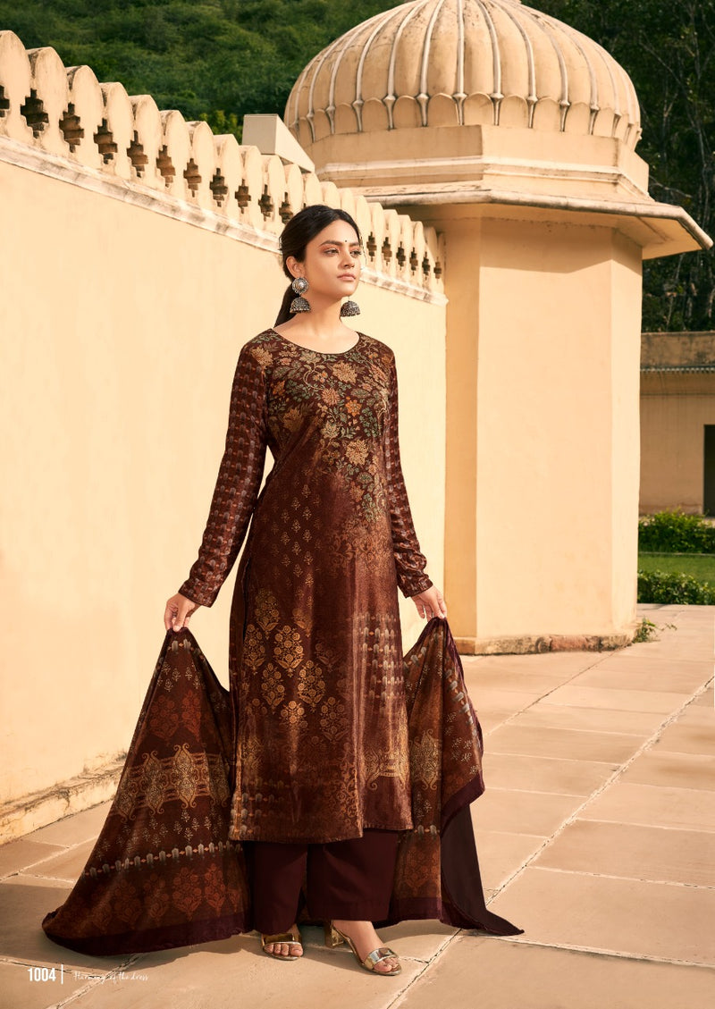 Levisha Surbhi Velvet With Digital Print Salwar Suit