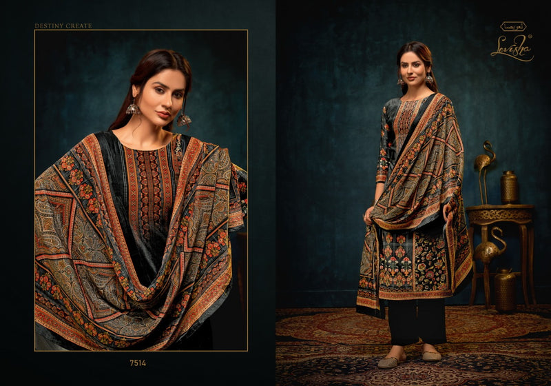 Levisha Surbhi Vol 2 Pure Velvet Digital Print Heavy Embroidered Salwar Kameez