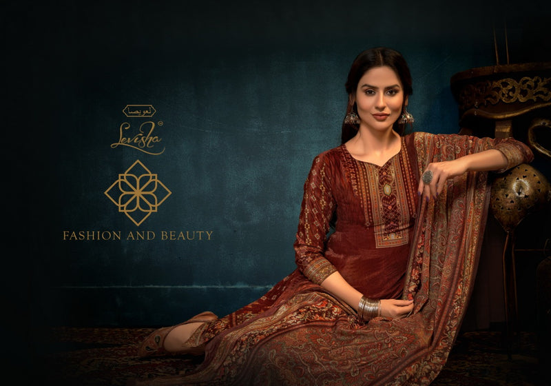 Levisha Surbhi Vol 2 Pure Velvet Digital Print Heavy Embroidered Salwar Kameez