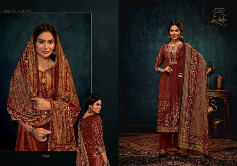 Levisha Surbhi Vol 2 Pure Velvet Digital Print Heavy Embroidered Salwar Kameez