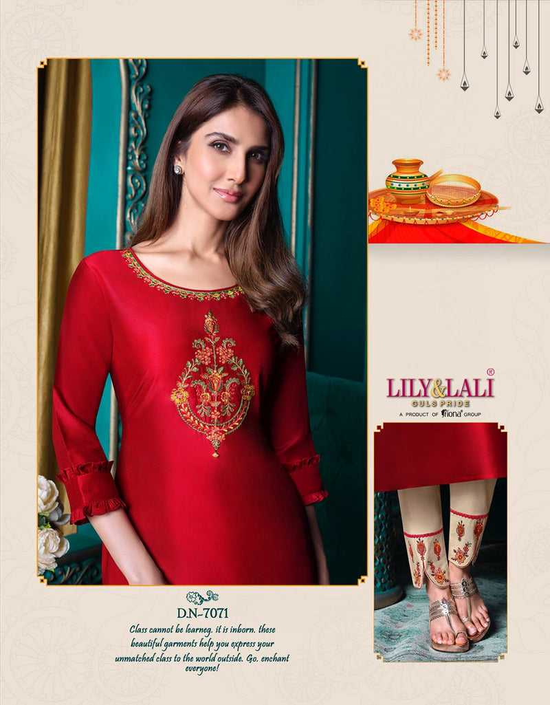 Lilly And Lali Shrinagar Karwa Special Bemberg Silk Salwar Suit