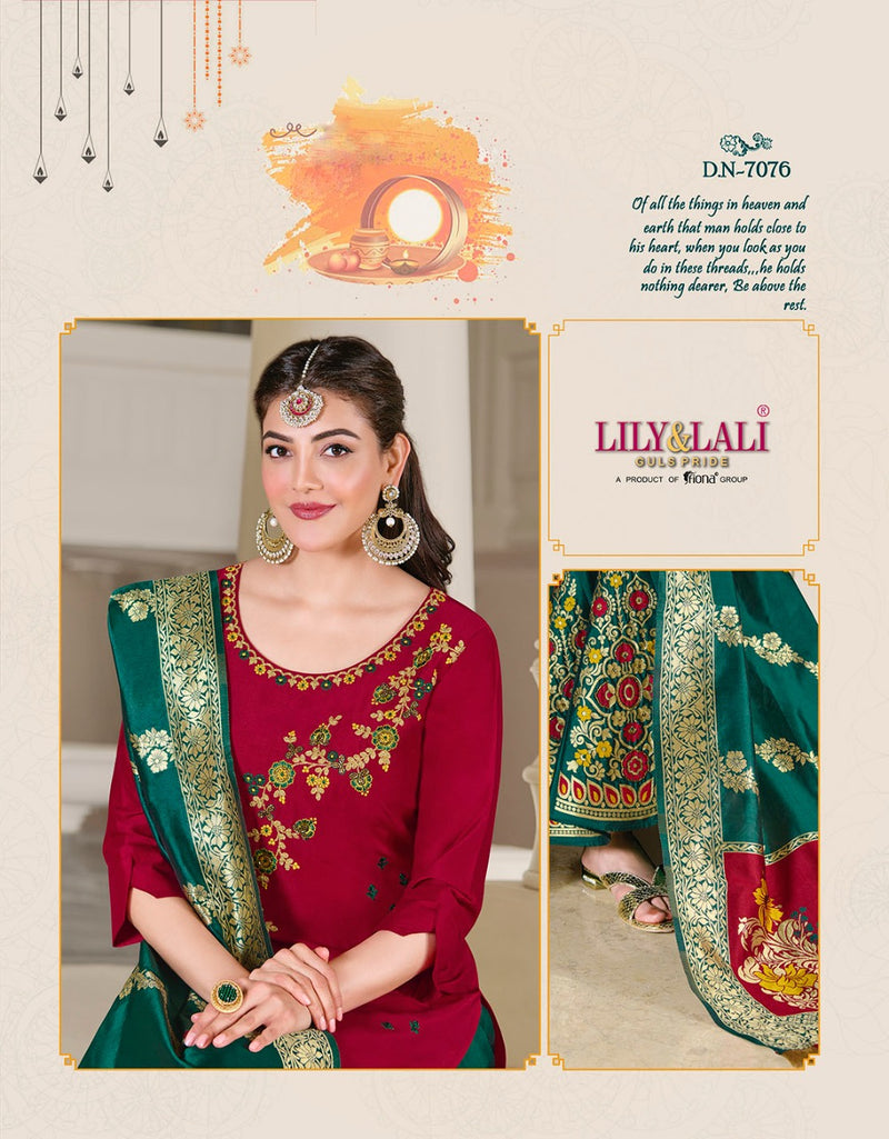 Lilly And Lali Shrinagar Karwa Special Bemberg Silk Salwar Suit