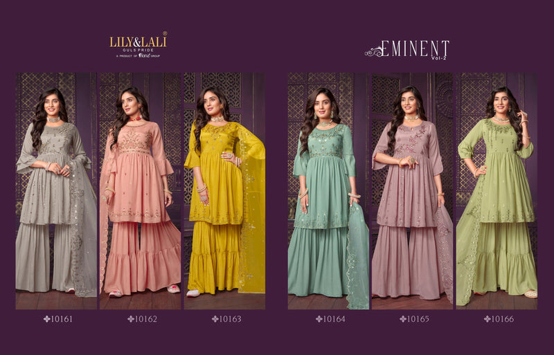 Lily And Lali Eminent Vol 2 Fancy Sequence Handwork Designer Wear Kurti