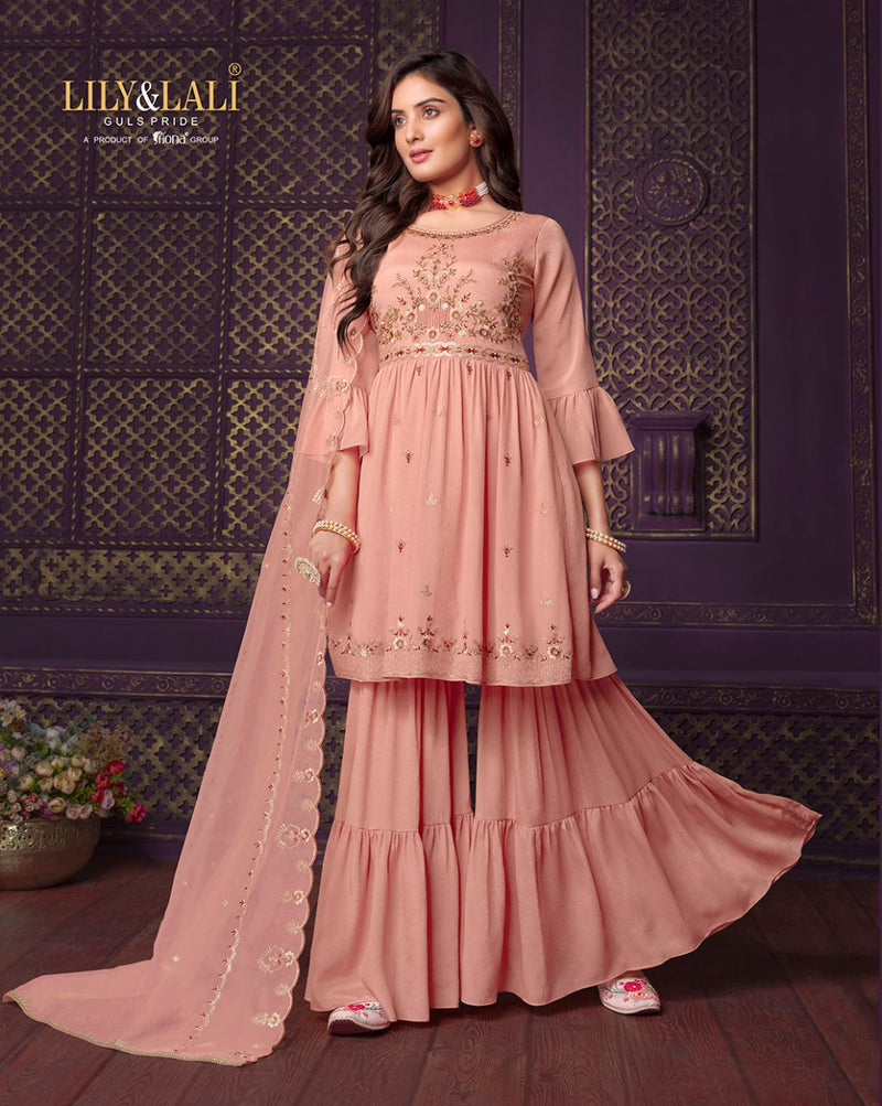 Lily And Lali Eminent Vol 2 Fancy Sequence Handwork Designer Wear Kurti