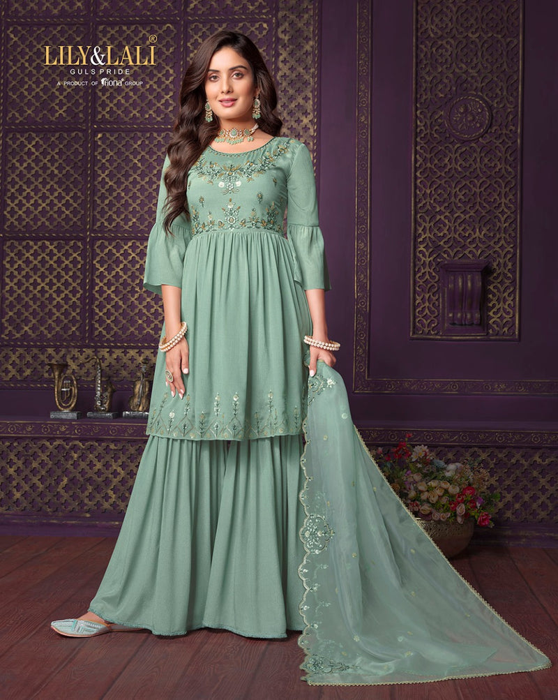 Lily And Lali Eminent Vol 2 Fancy Sequence Handwork Designer Wear Kurti