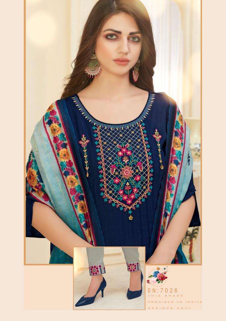 Lily And Lali Launch By Mahira Viscose With Embroidery Handwork Designer Casual Wear Salwar Suits