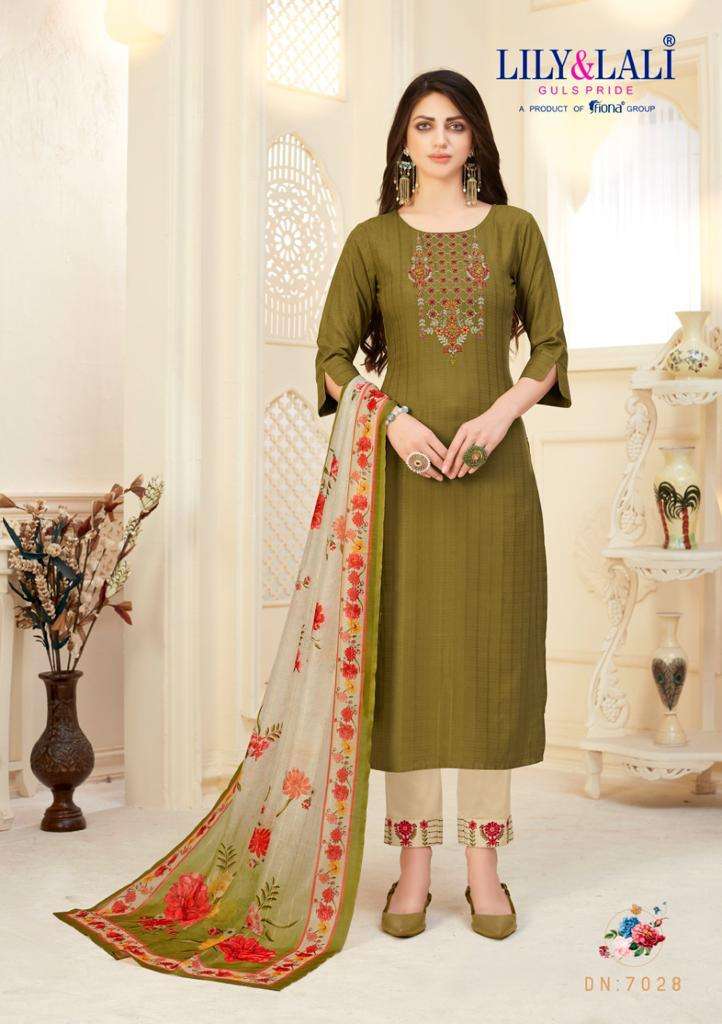 Lily And Lali Launch By Mahira Viscose With Embroidery Handwork Designer Casual Wear Salwar Suits