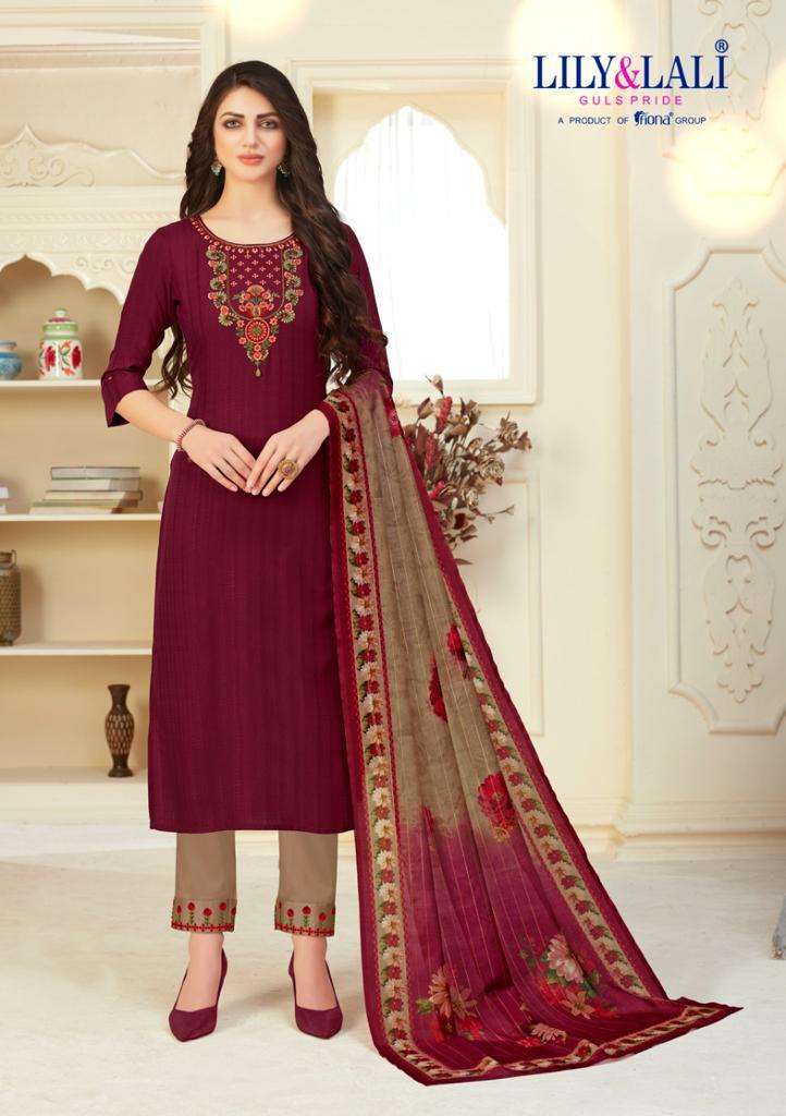 Lily And Lali Launch By Mahira Viscose With Embroidery Handwork Designer Casual Wear Salwar Suits