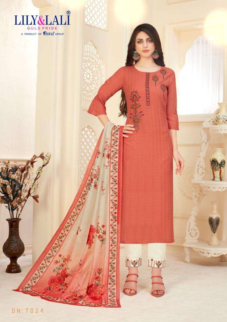 Lily And Lali Launch By Mahira Viscose With Embroidery Handwork Designer Casual Wear Salwar Suits