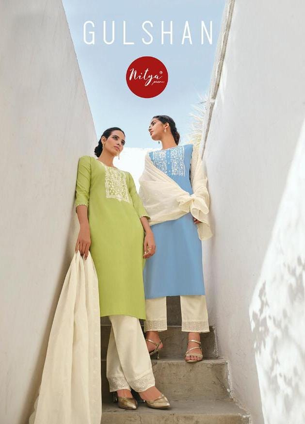 Lt Fabric Nitya Gulshan Fancy Designer Kurti Wear