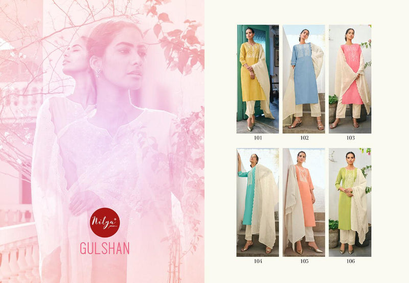 Lt Fabric Nitya Gulshan Fancy Designer Kurti Wear