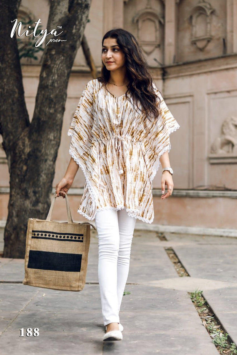 Lt Fabrics Nitya Rayon Fabrics With Laces Fancy Kurti