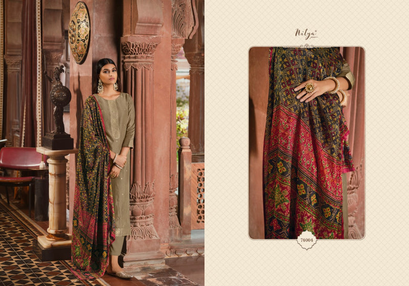 Lt Fabrics Nitya Vol 174 Dola Jacquard Designer Wear Salwar Kameez