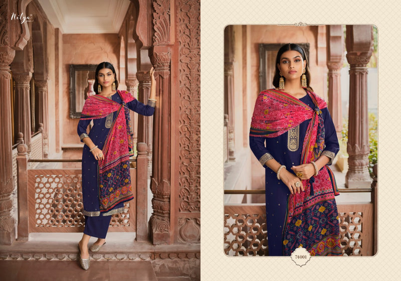 Lt Fabrics Nitya Vol 174 Dola Jacquard Designer Wear Salwar Kameez