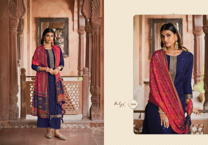 Lt Fabrics Nitya Vol 174 Dola Jacquard Designer Wear Salwar Kameez