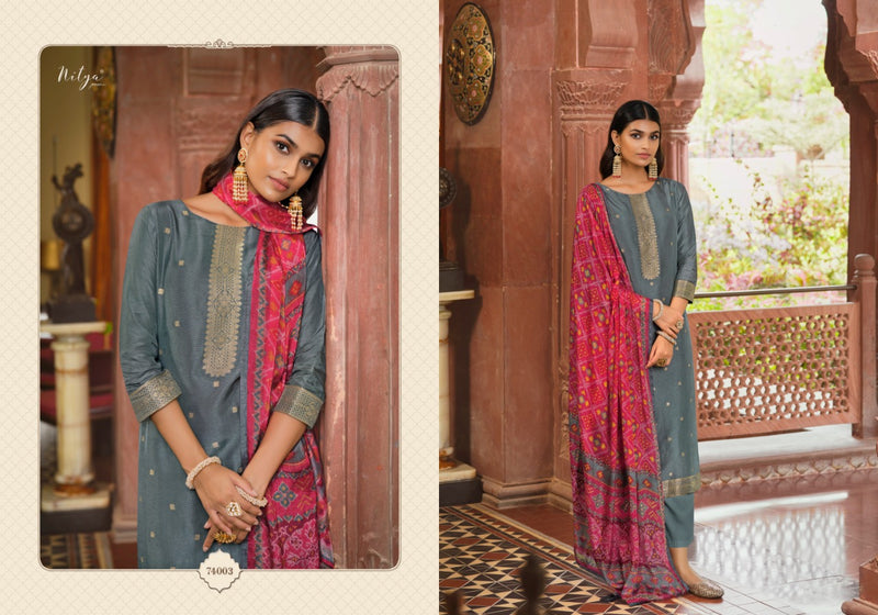 Lt Fabrics Nitya Vol 174 Dola Jacquard Designer Wear Salwar Kameez
