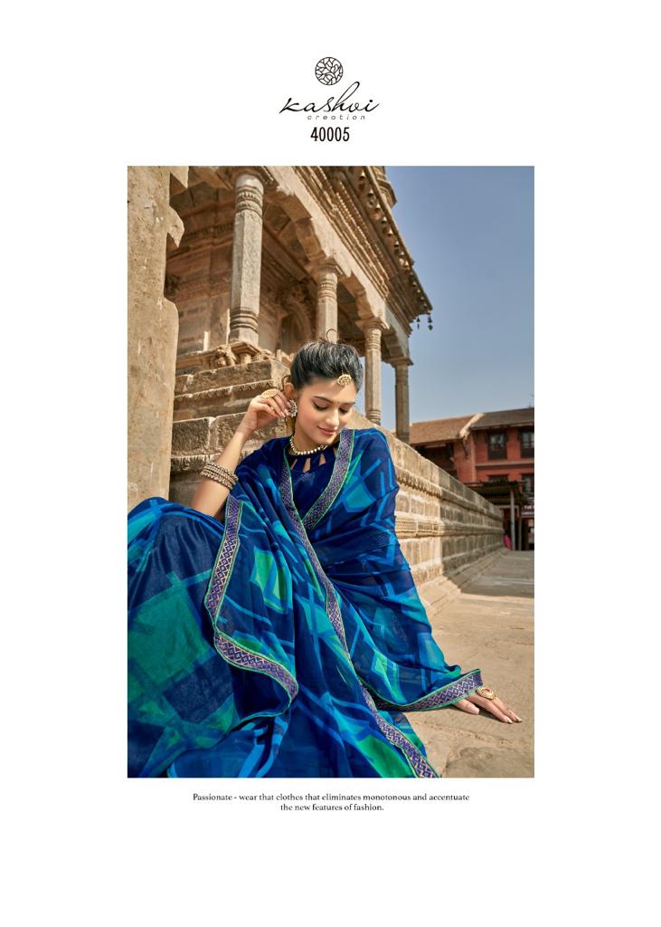 Lt Fabrics Virasat Georgette Fancy Designer Saree