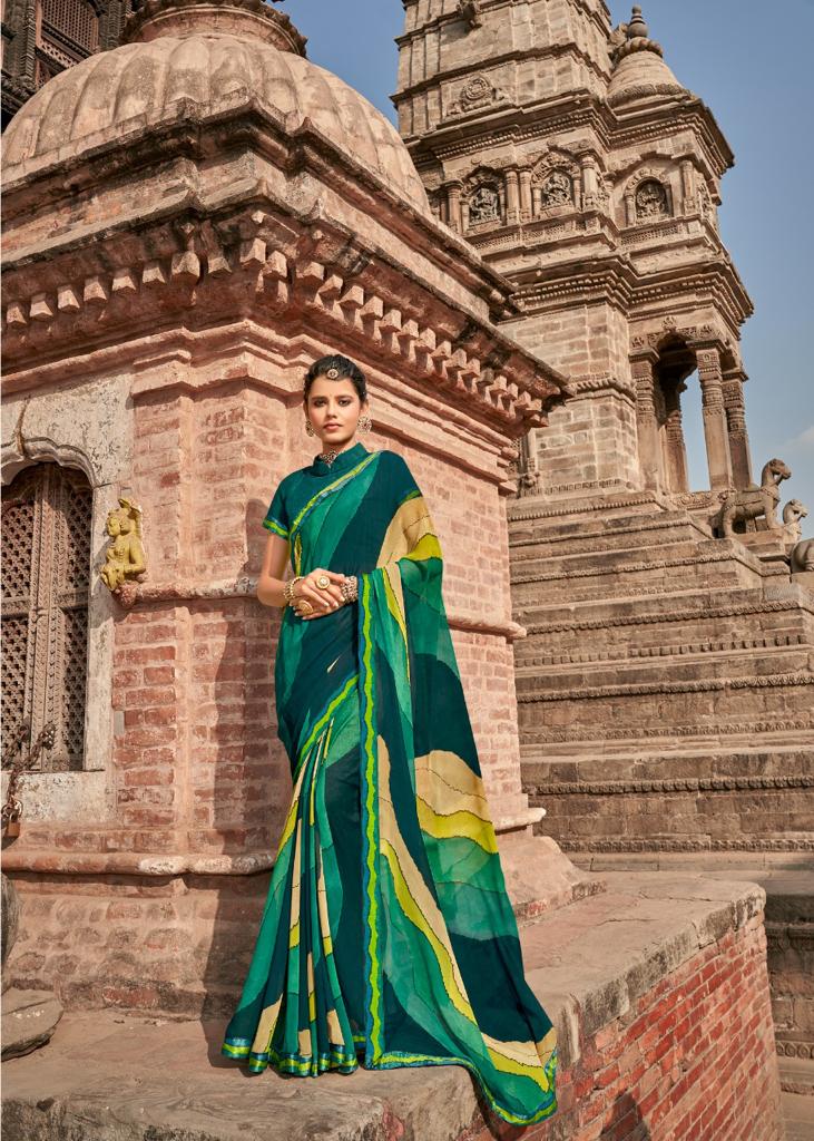 Lt Fabrics Virasat Georgette Fancy Designer Saree