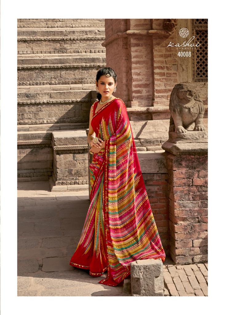 Lt Fabrics Virasat Georgette Fancy Designer Saree