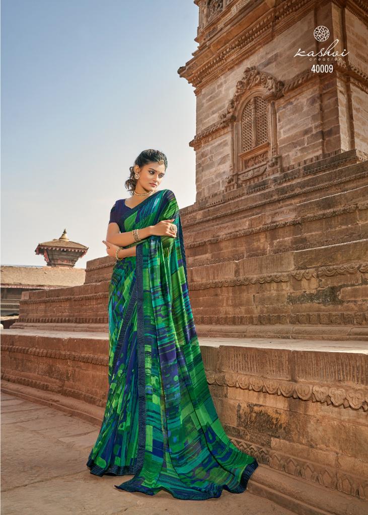 Lt Fabrics Virasat Georgette Fancy Designer Saree